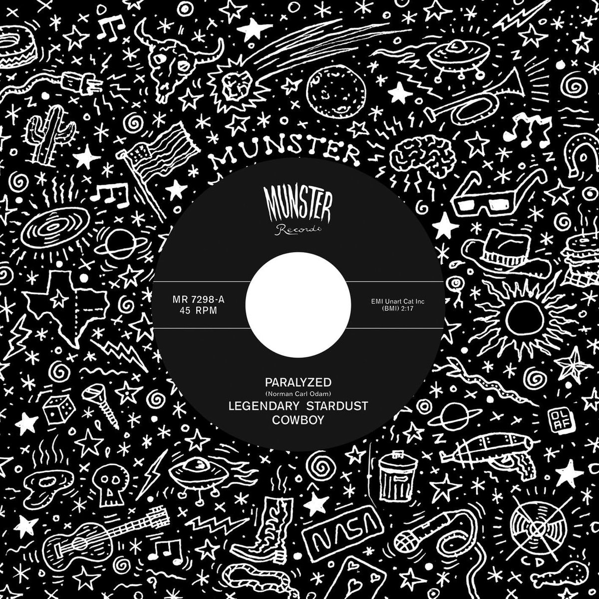 Legendary Stardust Cowboy - Paralyzed/Down The Wrecking Yard (7" Single)