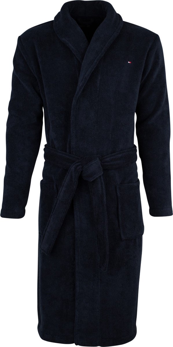Tommy Hilfiger - Badjas Donkerblauw - Heren - Regular - fit — afbeelding 8