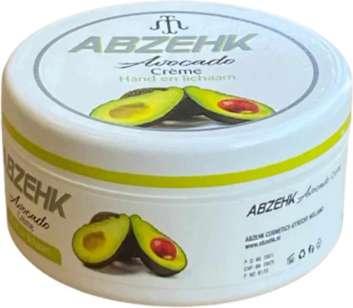 Abzehk - Hand en Lichaam Créme - Avocado - 250ml