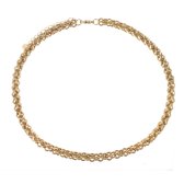 The Jewellery Club - Collier Bella or - Collier - Collier femme - Or - Goud inoxydable - Intemporel - 41 cm