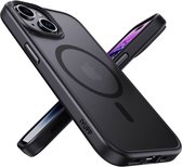 IYUPP Bumper avec Magsafe adapté à Apple iPhone 15 Case Zwart - Antichoc
