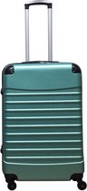 Koffer Vierkant Travelerz ABS - Licht groen L