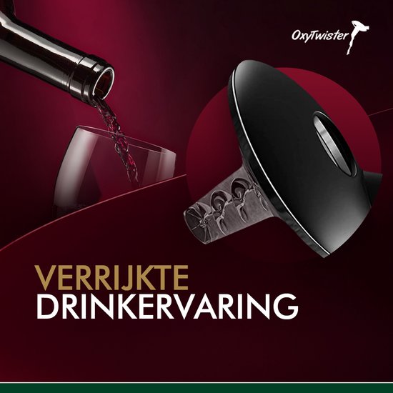 Oxytwister Weinbelüfter & Weindekanter - Universelles Wein