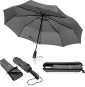 Paraplu stormbestendig tot 140 km/u - incl. paraplutas & reisetui - zakparaplu met automatische opening, klein, licht en compact, Teflon-coating, windbestendig, stabiel