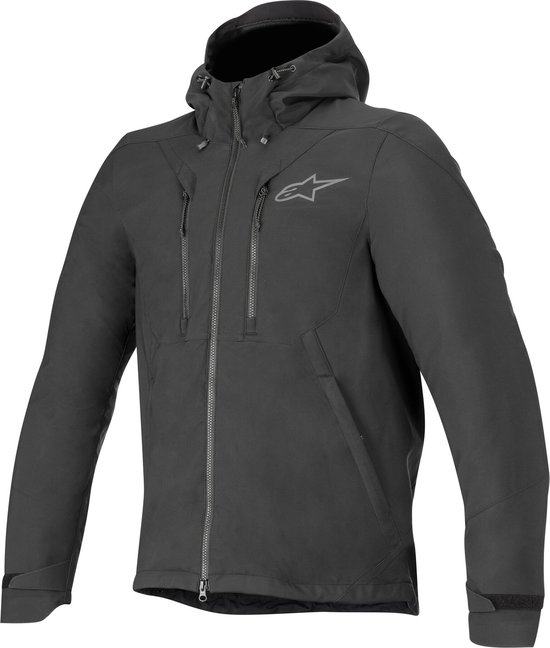 ALPINESTARS DOMINO BLACK TECH HOODIE L - Maat - Jas