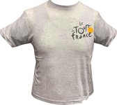 Tour de France Officiële Vintage T-shirt Grijs - Maat 10/12 jaar