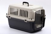 Topmast Transportbox Travelaire Premium - Maat 2 - 61 x 40 x 41 cm - Reismand - Transportbox - IATA Transportbox - Voor Hond en Kat