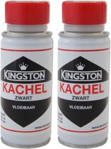 Kingston Kachelzwart - 2 x 125ml - Kachelpoets