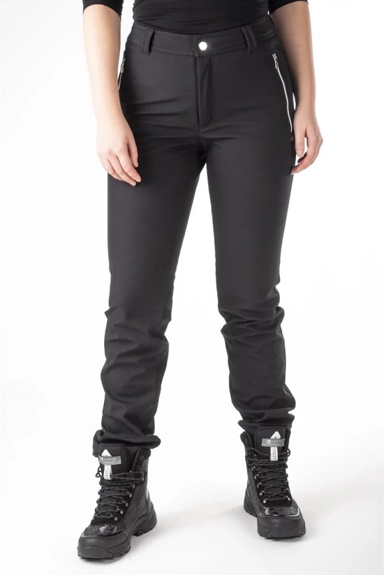 LUHTA EROTTAJA Dames Softshell Broek - Zwart - 40
