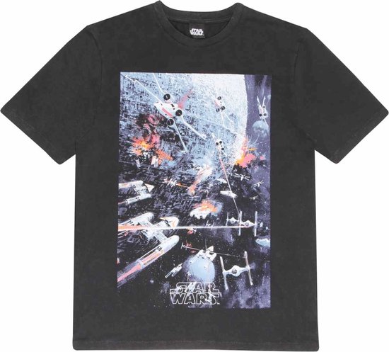 Disney Star Wars - Classic Space War Mens Tshirt - XL - Zwart