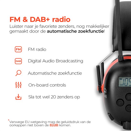5V / 1A Ruisonderdrukkende Multifunctionele Gehoorbescherming Oorbeschermers, Bluetooth Ruisonderdrukking Gehoorbescherming Oorbeschermers met Oplaadbare Batterij voor Tuinieren Zwart 5V / 1A Ruisonderdrukkende Multifunctionele Gehoorbescherming Oorbeschermers, Bluetooth Ruisonderdrukking Gehoorbescherming Oorbeschermers met Oplaadbare Batterij voor Tuinieren Zwart