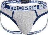 Andrew Christian TROPHY BOY® For Hung Guys Brief Jock Heather Grey - TAILLE L - Sous-vêtements pour hommes - Jockstrap pour homme - Jock pour hommes