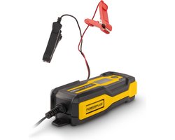 Powerplus slimme lader POWX4203, 12V batterijen, 3 - 120 Ah, druppellader, wintermodus, acculader voor auto