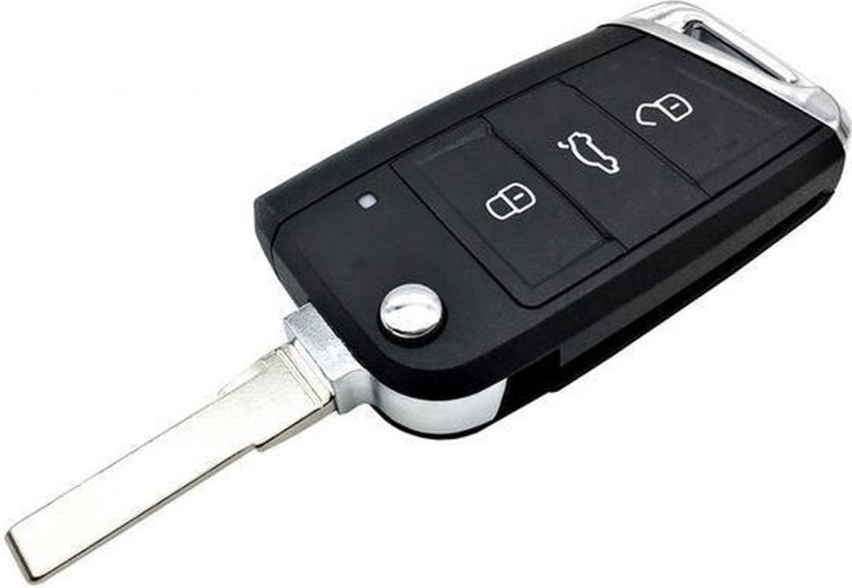 sleutelbehuizing auto - sleutel - Autosleutel -Autosleutelbehuizing / Volkswagen Golf 7 Polo 6C Tiguan Jetta