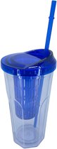 Drinkfles voor kinderen - Waterfles - 360ml - Donkerblauw
