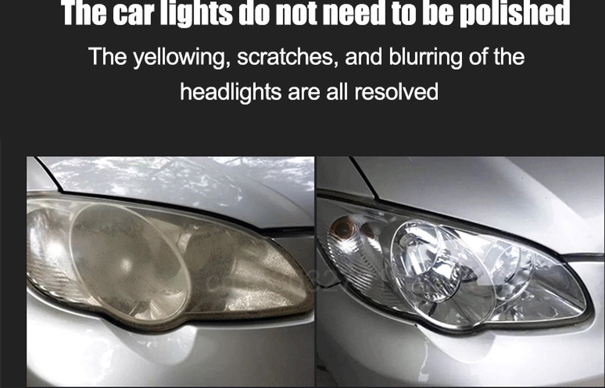 Kit restauration de phares de voiture de 300ml, pour automobile