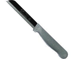 Solingen Kartelmes – Tomatenmes met Kartel – Robuust Handvat – RVS – 18,5 cm met Blade Cover – Zilver Glitter
