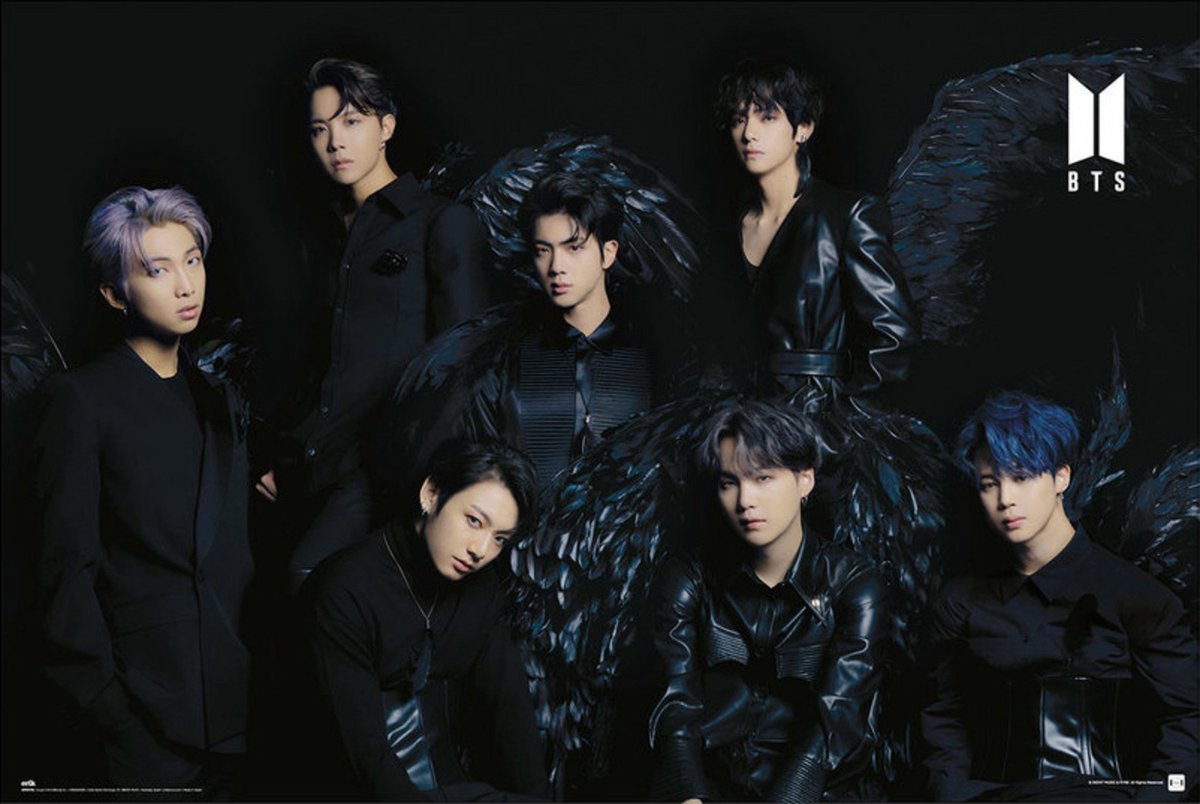 Grupo Erik Poster BTS - Black Wings 91,5x61cm Divers