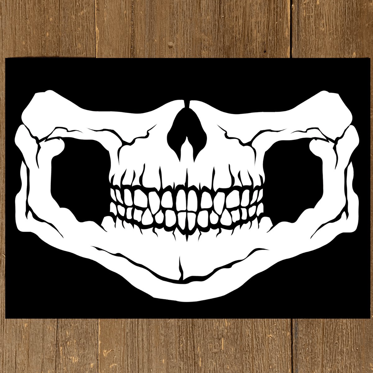 GetGlitterBaby® - Skull Doodshoofd Tattoo Halloween Decoratie Versiering / Carnaval Schmink Make Up Plak Tattoos Bloed / Tijdelijke Tattoo / Nep Tatoeage