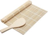 "2x Sushi Mat + Lepel | Bamboe Sushi Rolmat Duopack" van Heble®