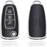 Étui pour clé de voiture Ford étui pour clé en TPU Durable étui pour clé de voiture-étui pour clé de voiture-convient pour Ford -noir-E3- Accessoires de vêtements pour bébé de voiture gadgets