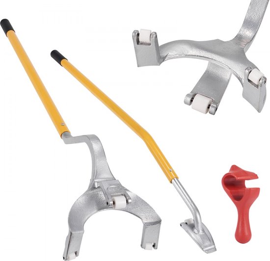 Paire De Démonte-pneus Vélo En Acier Carbone - 15 Cm, Noir - Parfait Pour Réparation Rapide Sur Route
