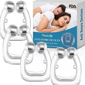 Meilleurs produits - Clip anti- Snurk - Pince-nez - Magnétique - Clip anti-ronflement - Fonctionne contre le ronflement - Contre le ronflement - Pour une meilleure nuit de sommeil - 4 pièces