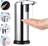 \Desinfectie quality - automatische zeepdispenser - RVS zeep dispenser - handsfree no touch - sensor - elektrische zeeppomp - zeep pomp - design - touchless - zeeppompje hygiënisch - desinfecterende - keuken - badkamer