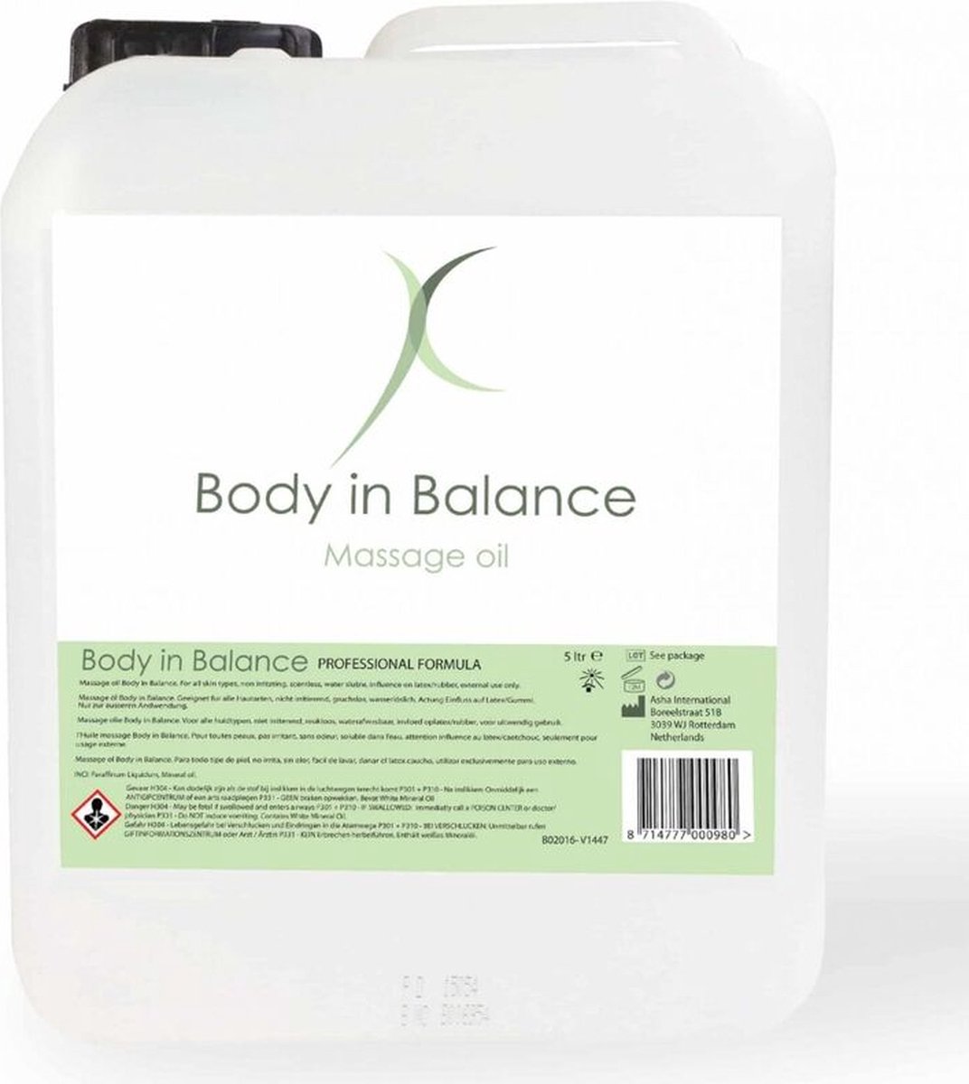 Goedkoopste Body In Balance Massageolie - 5 liter