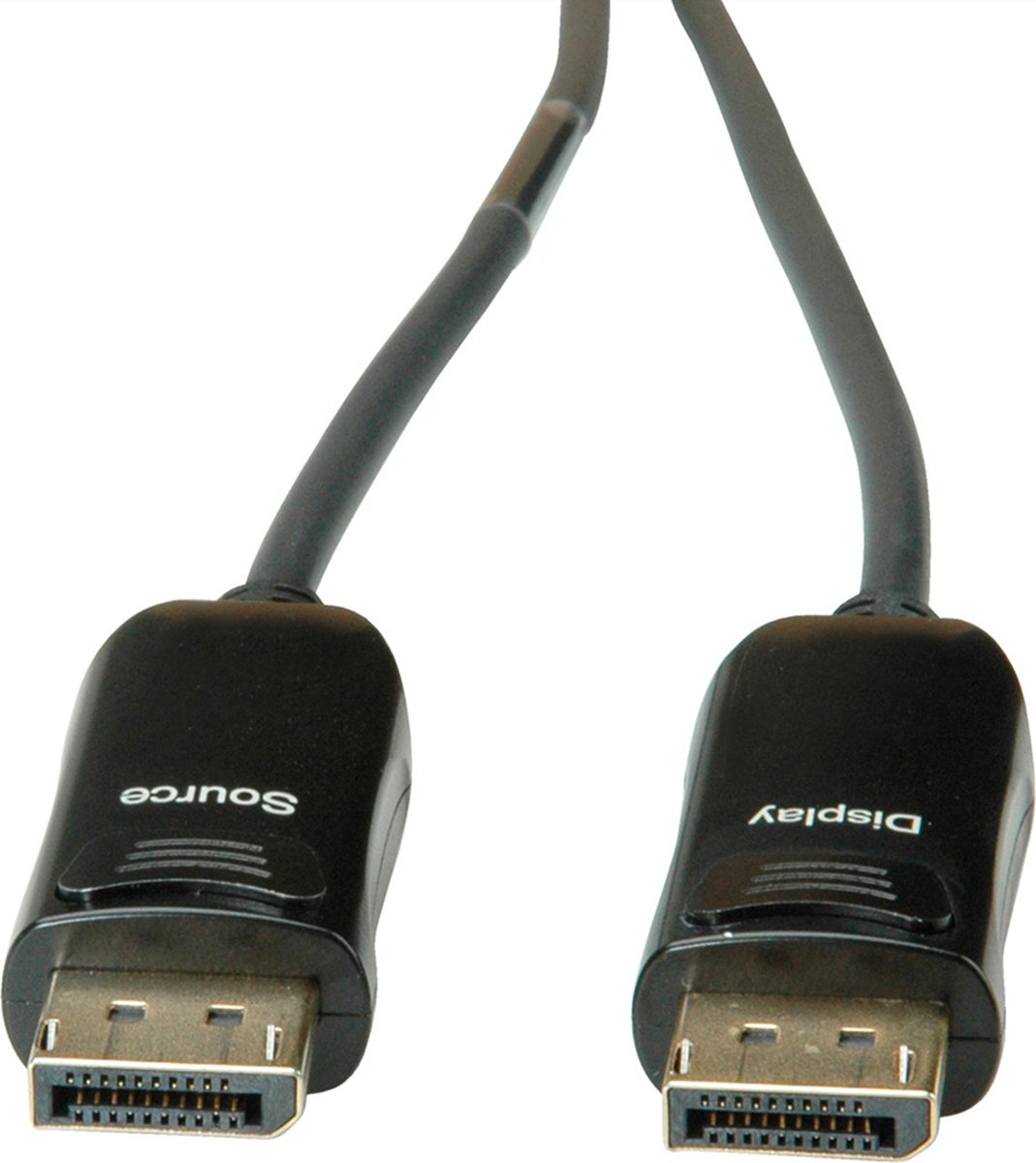 ROLINE DisplayPort v1.4 Kabel (AOC), M/M, 15 m