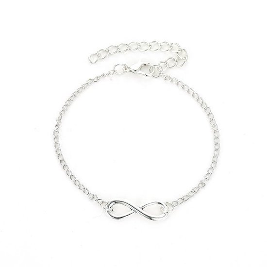 Lumici® | Infinity Armband - Oneindig - Oneindige Armband - Bracelet - Metaal - Lucky 8 - Cadeau Voor Vrouwen - Moederdag Cadeau - Valentijn - Liefde - Verrassing - Goud & Zilver