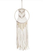 Macramé Wandhanger Rond 25 x 88 cm Boho Decoratie Wandhanger