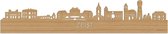 Skyline Zeist Bois de Bamboe - 120 cm - Décoration maison - Décoration murale - Plus de villes disponibles - Idée salon - City Art - City art - Cadeau pour lui - Cadeau pour elle - Anniversaire - Mariage - WoodWideCities