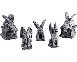 Spooky Town - Gargoyles - Set van 5
