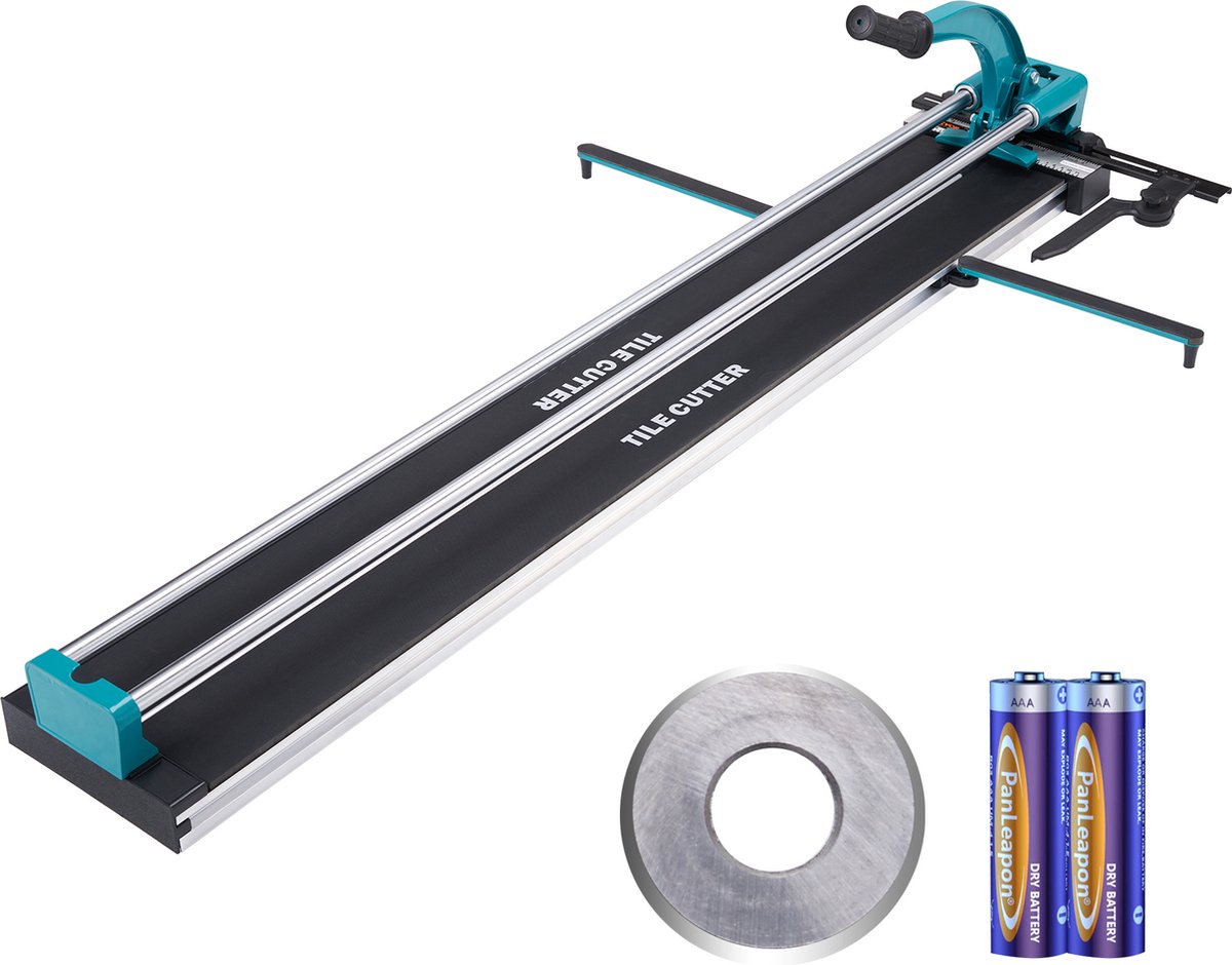 VEVOR Tegelsnijder Dubbele Rails Snijlengte Van 1200 Mm Snijmachine 4-15 Mm Min Snijbreedte 25mm Tegelsnijmachine Incl Extra Snijwiel Tegelleg