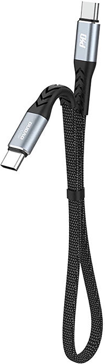 DUDAO L10C USB-C to 23cm. - Digital/Daten USB-kabel 0,23 m USB C Zwart, Grijs