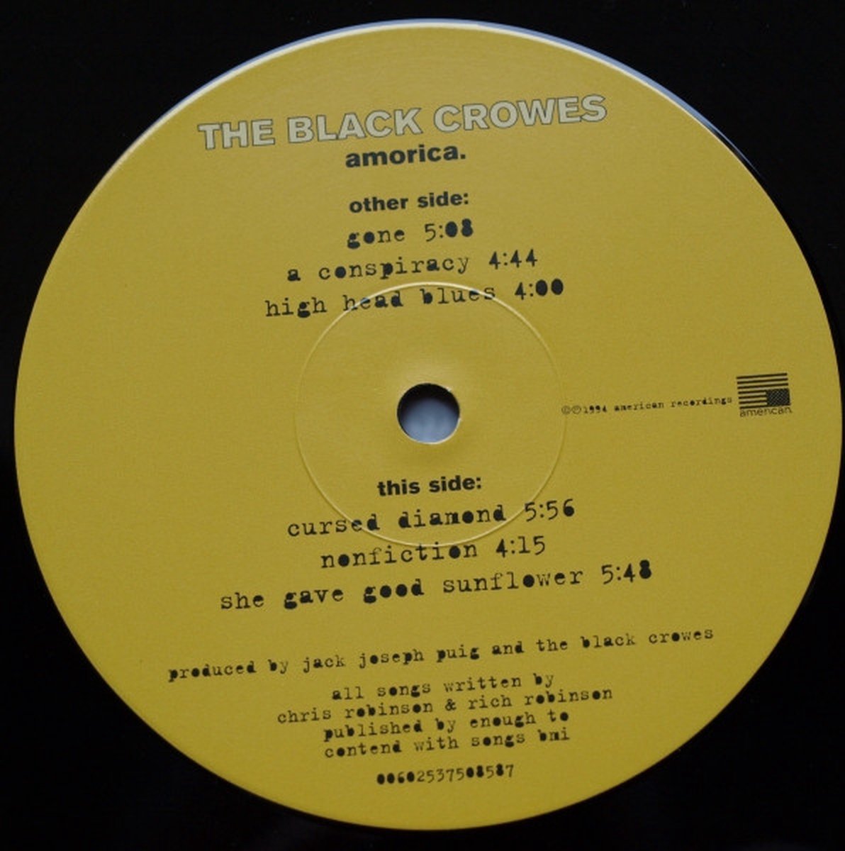 The Black Crowes - Amorica (2 LP), The Black Crowes | LP (album