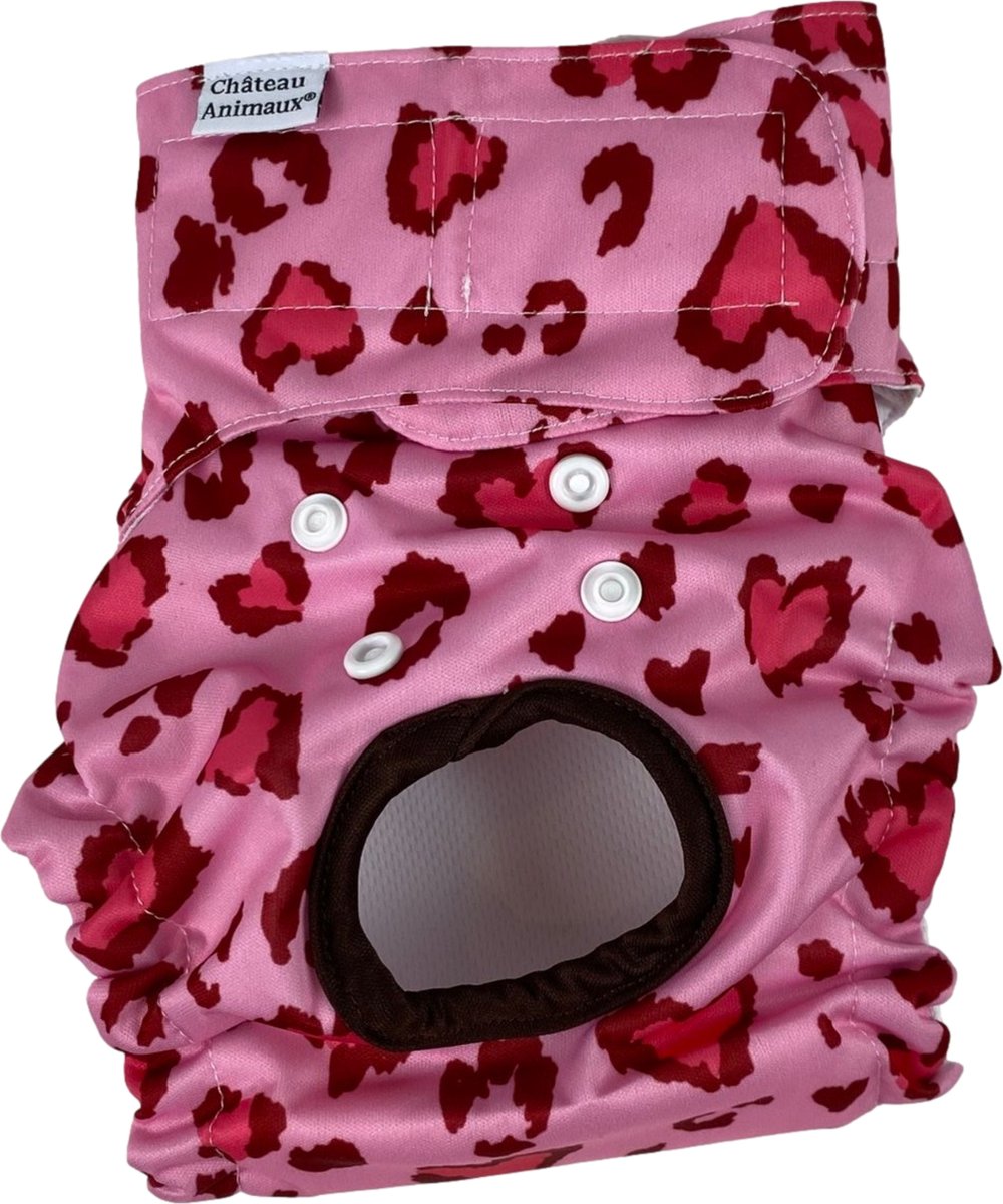 Château Animaux® Loopsheidbroekje Hond - XS - Hondenluier - Hartjes - Wasbaar
