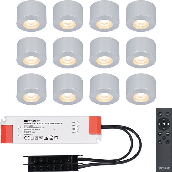 Navarra Mini LED Inbouwspots Set van 12