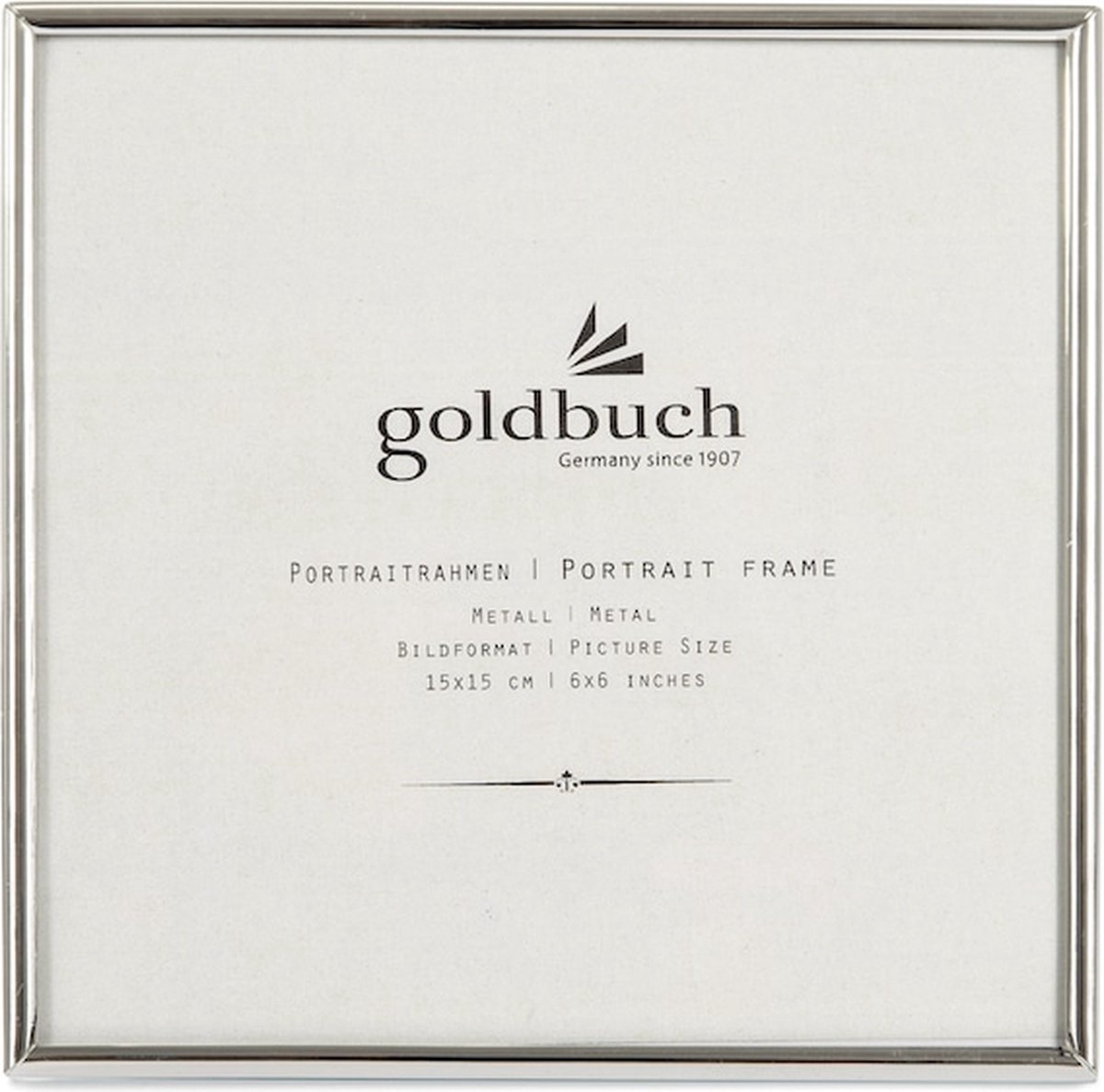 Goldbuch Fotolijst Fine Classic - Zilver - 15x15 cm
