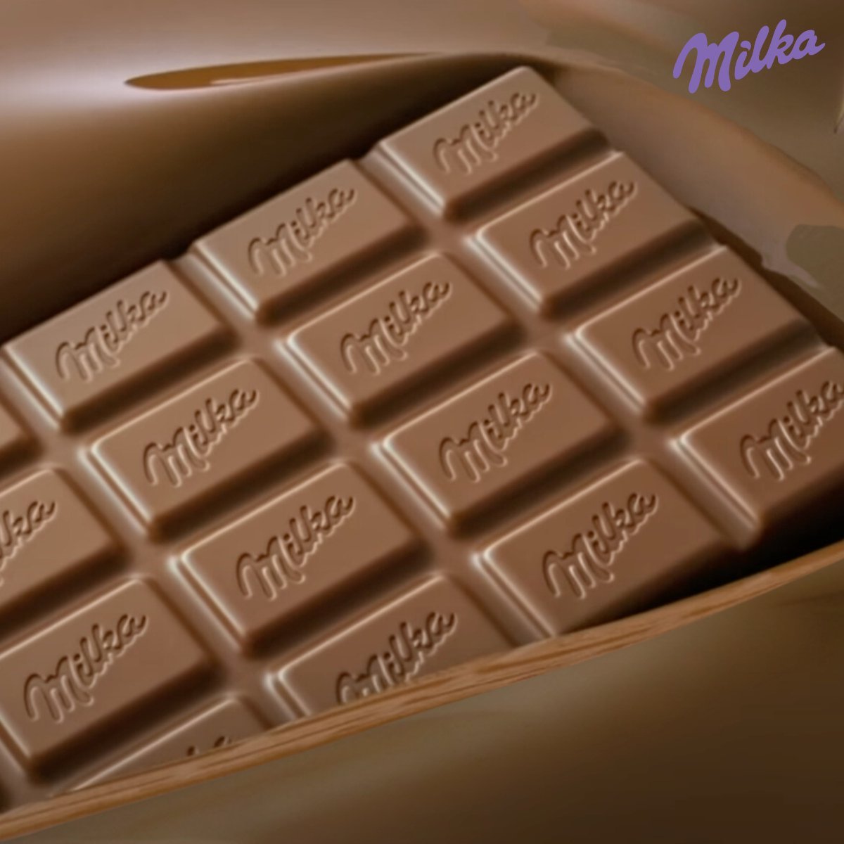 Assortiment de tablettes de chocolat Milka - 16 tablettes - 1574g