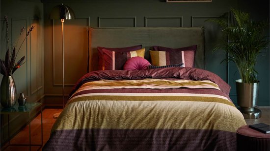 Housse de couette Beddinghouse Jorren - Rouge Foncé