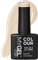 Mylee Gel Nagellak 10ml [Cream on Top] UV/LED Gellak Nail Art Manicure Pedicure, Professioneel & Thuisgebruik [White Range] - Langdurig en gemakkelijk aan te brengen