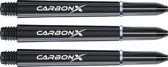 WINMAU - Carbon-X Tussenliggend Dartschahten - 1 sets per pakket (3 Dartschahten in totaal) van Winmau — afbeelding 4