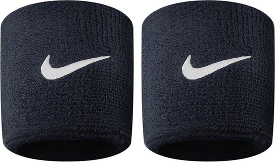 Nike Swoosh zweetband pols zwart
