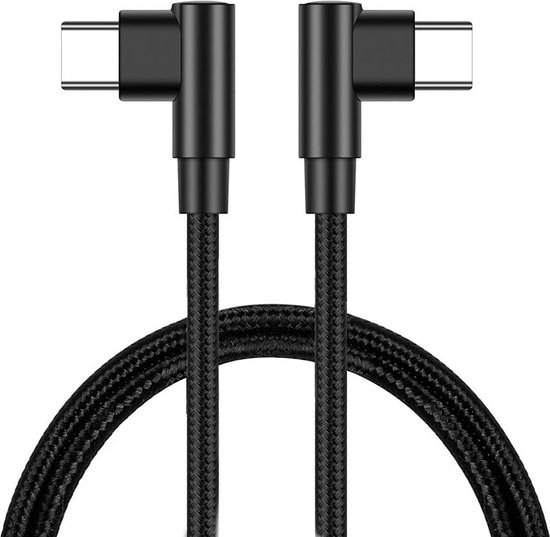 Duttek 90 graden USB C-adapter (2 stuks) USB C mannelijk vrouwelijk adapter - 40 Gbps gegevensoverdracht