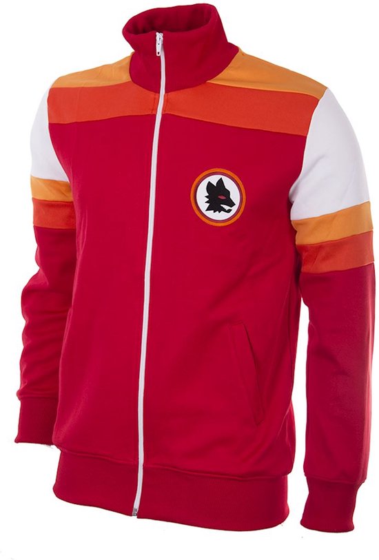 COPA - AS Roma 1979 - 80 Retro Voetbal Jack - XS - Rood