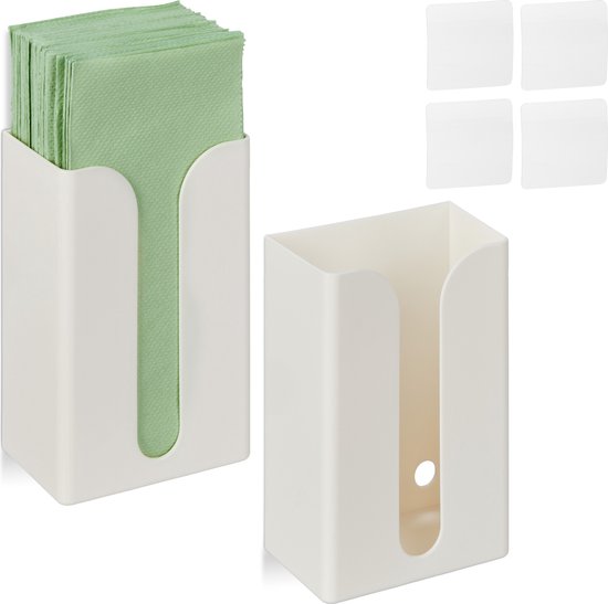 HANDDOEKDISPENSER PEARL Zwart VOOR MULTIFOLDED EN C VOUW HANDDOEKJES