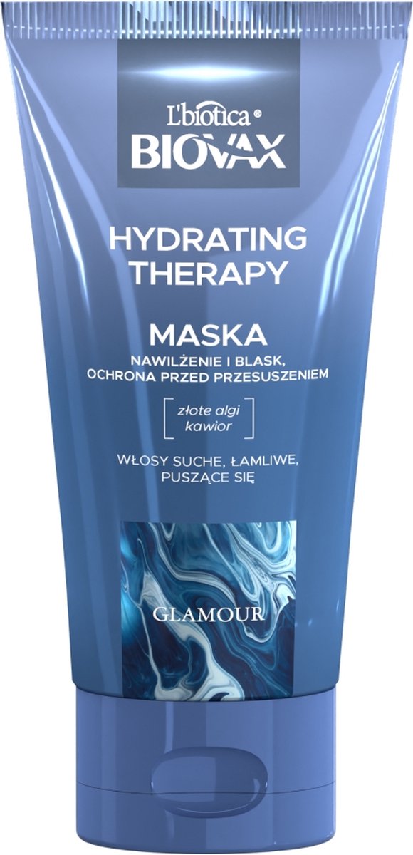 L'Biotica Biovax Glamour Hydrating Therapy - Haarmasker - 150 ml