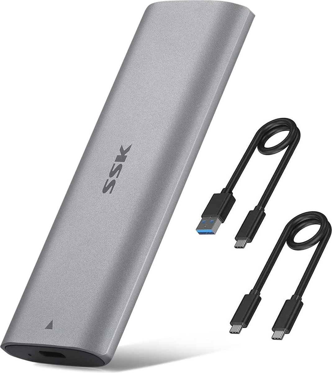 SSK USB-C NMVe SSD Case Behuizing - Aluminium